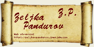 Željka Pandurov vizit kartica